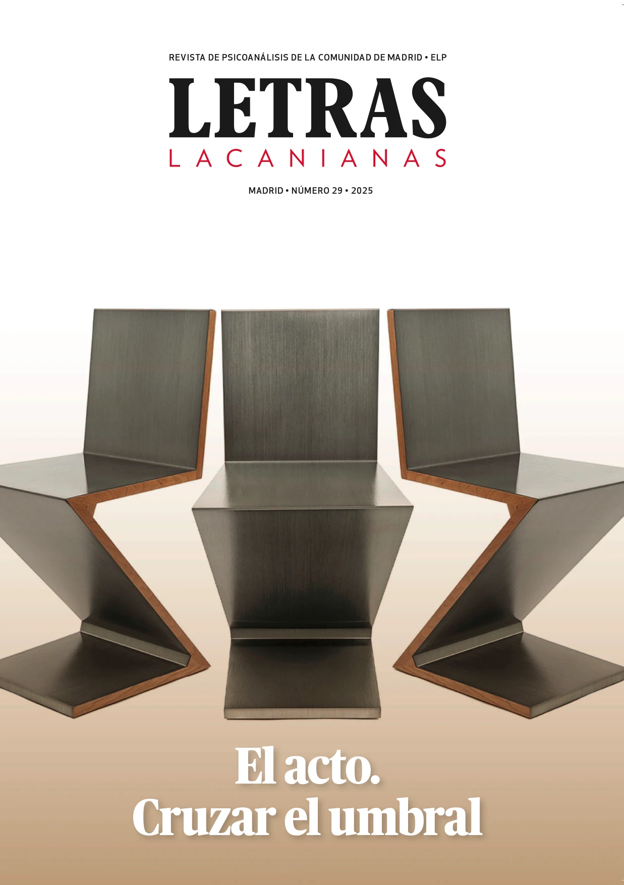 Portada revista Letras Lacanianas