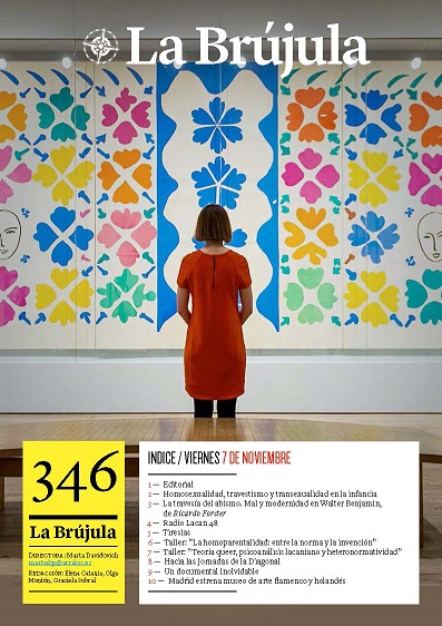 Portada de La Brújula, Revista Digital de la Escuela Lacaniana de Psicoanálisis ELP Comunidad de Madrid