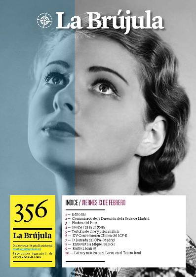 Portada de La Brújula, Revista Digital de la Escuela Lacaniana de Psicoanálisis ELP Comunidad de Madrid