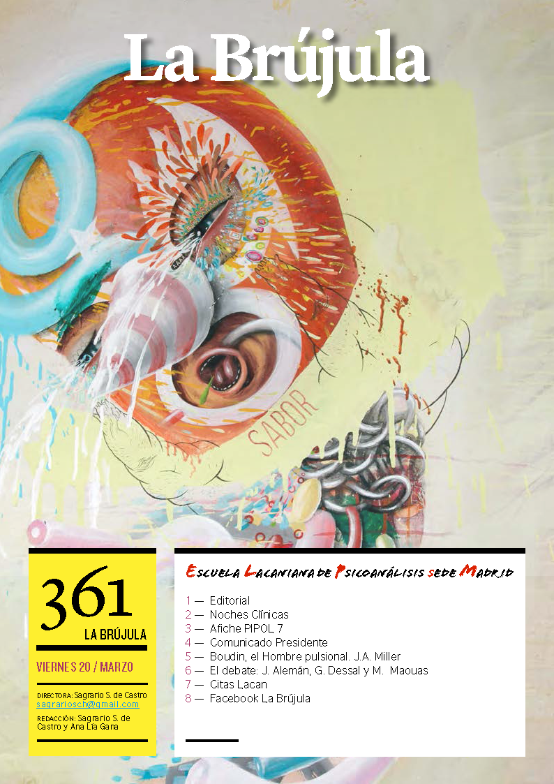 Portada de La Brújula, Revista Digital de la Escuela Lacaniana de Psicoanálisis ELP Comunidad de Madrid