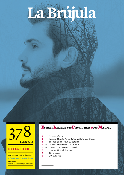 Portada de La Brújula, Revista Digital de la Escuela Lacaniana de Psicoanálisis ELP Comunidad de Madrid